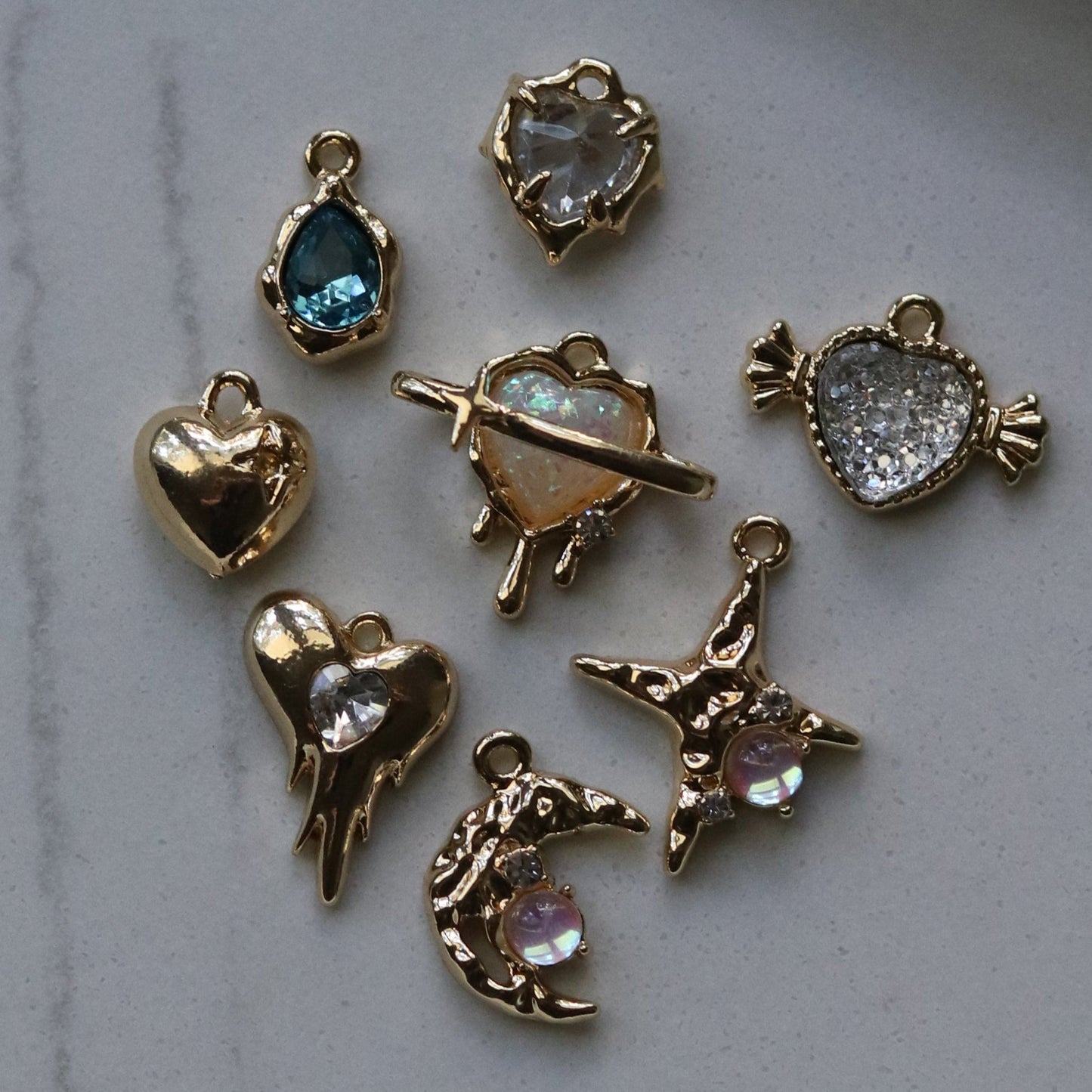 Y2K Heart Charm