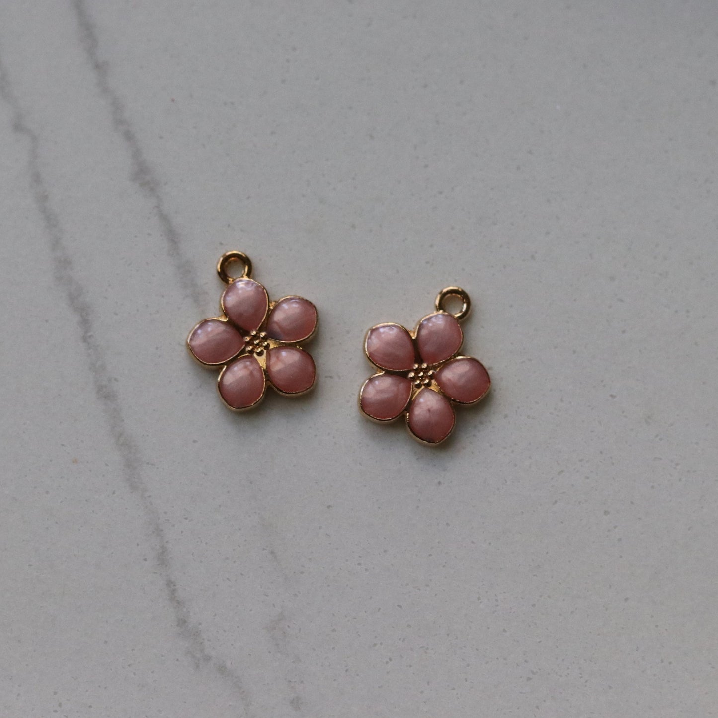 Pink Flower Charm