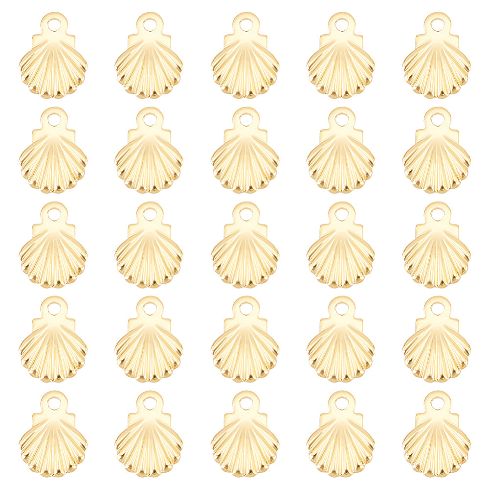 Mini Gold Shell Charm