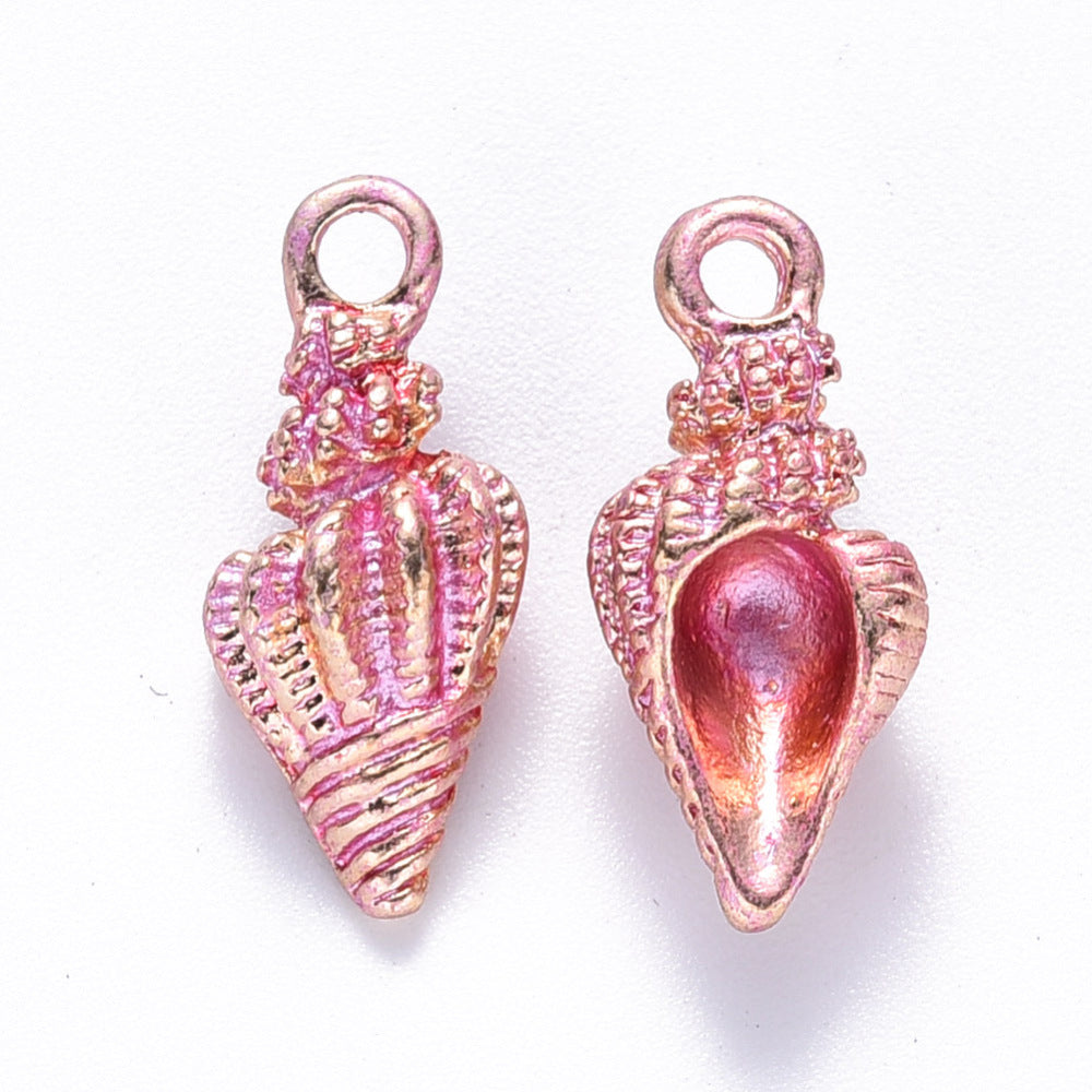 Shiny Spiral Shell Charm