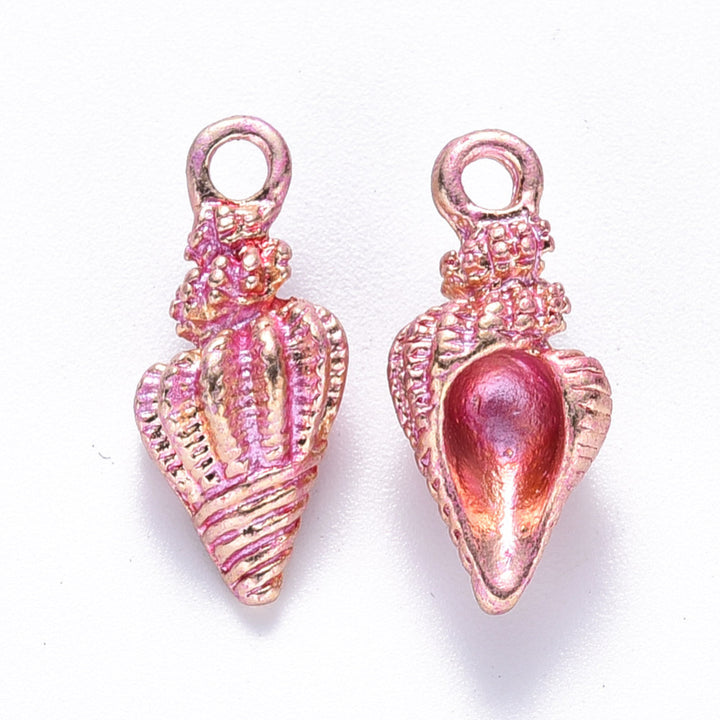 Shiny Spiral Shell Charm