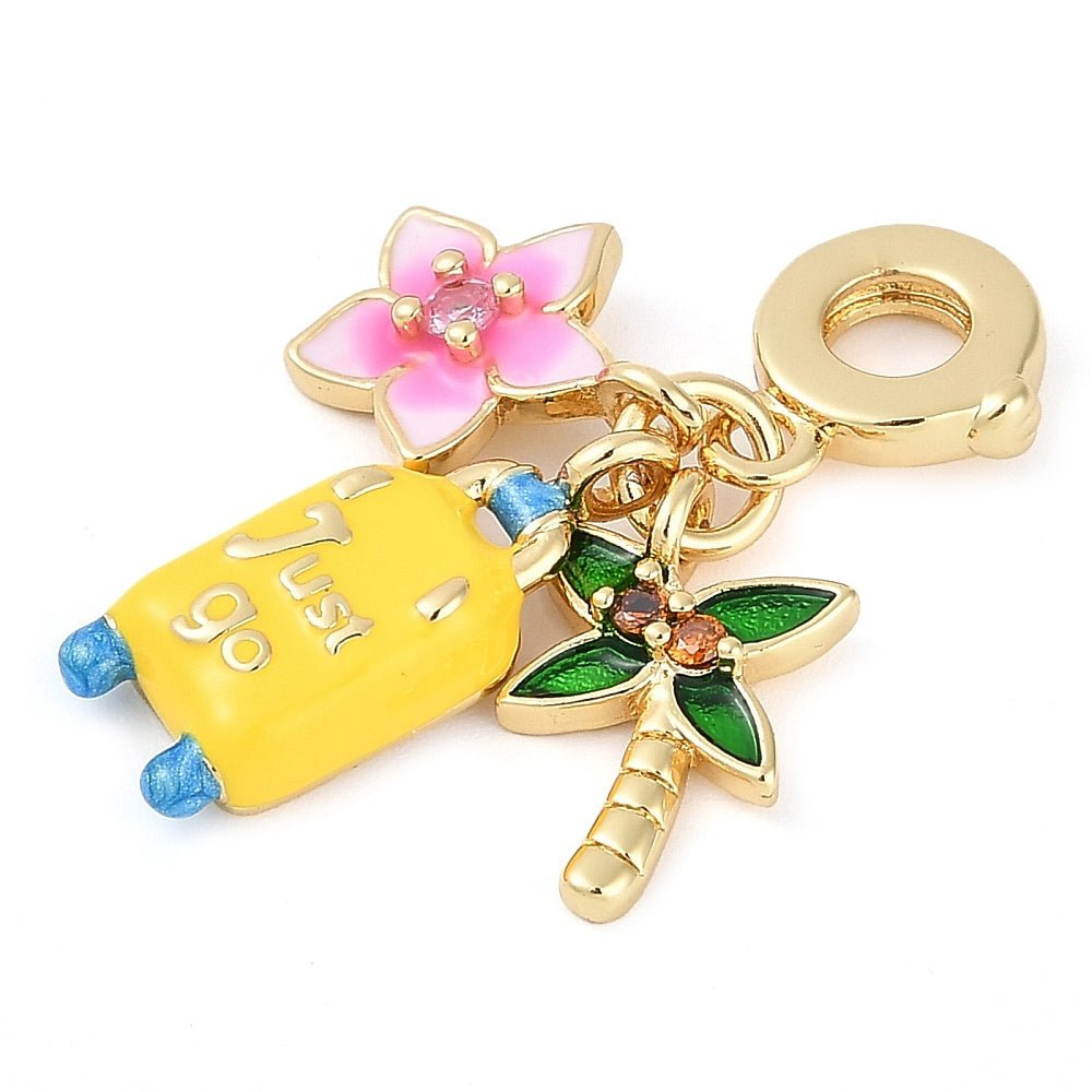 Summer Vacation Dangle Charm