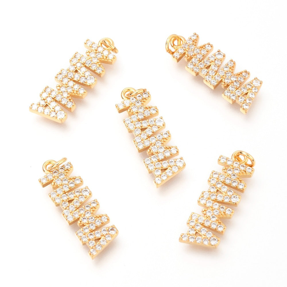 18K Gold Plated Mama Charm