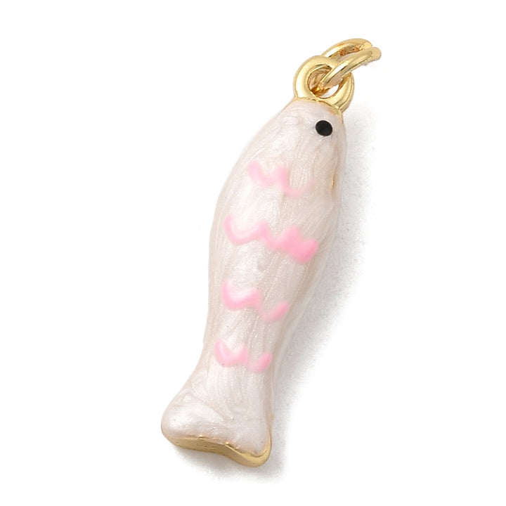 Whimsical Striped Fish Dangle Charm