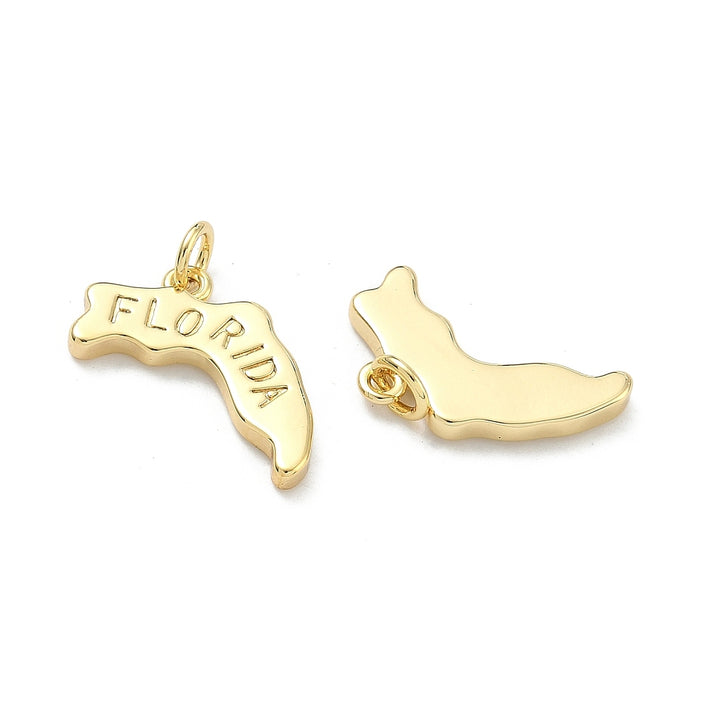 Gold Florida State Charm