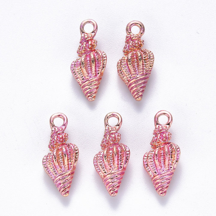 Shiny Spiral Shell Charm