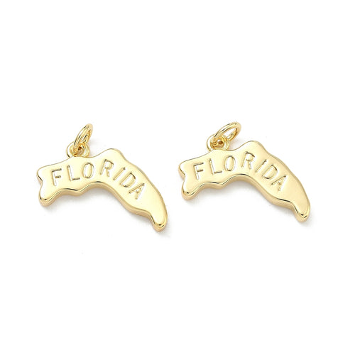 Gold Florida State Charm