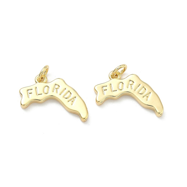 Gold Florida State Charm