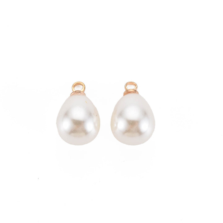 Teardrop Pearl Charm