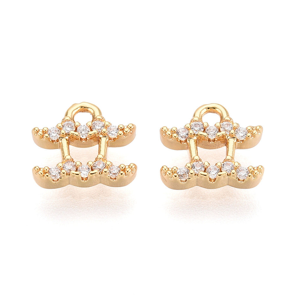 Micro Pavé Zodiac Charm