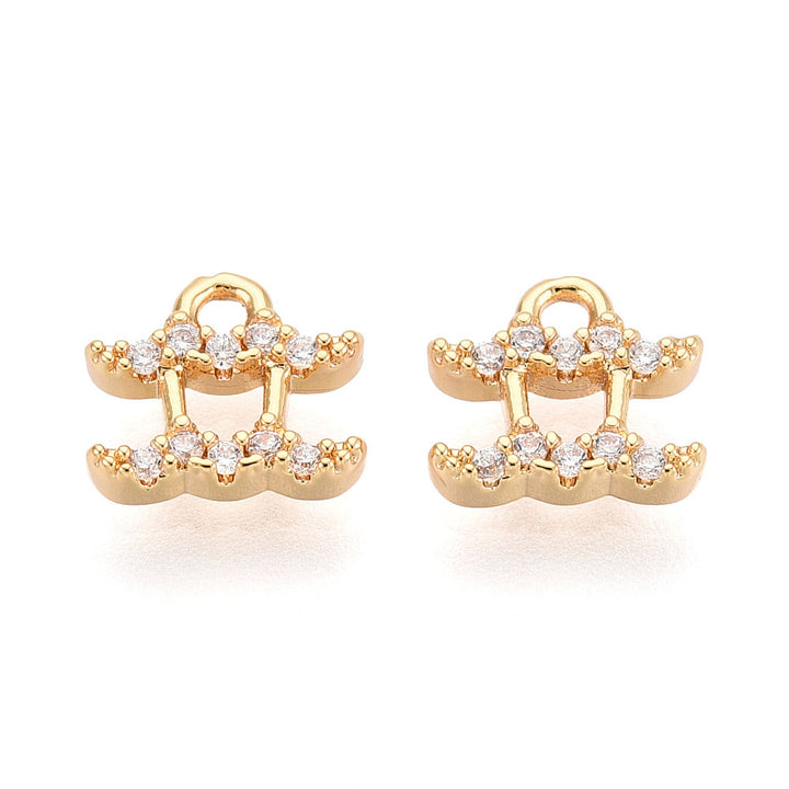 Micro Pavé Zodiac Charm