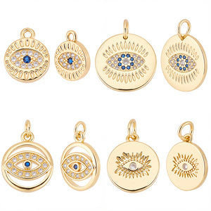 Gold Evil Eye Charm