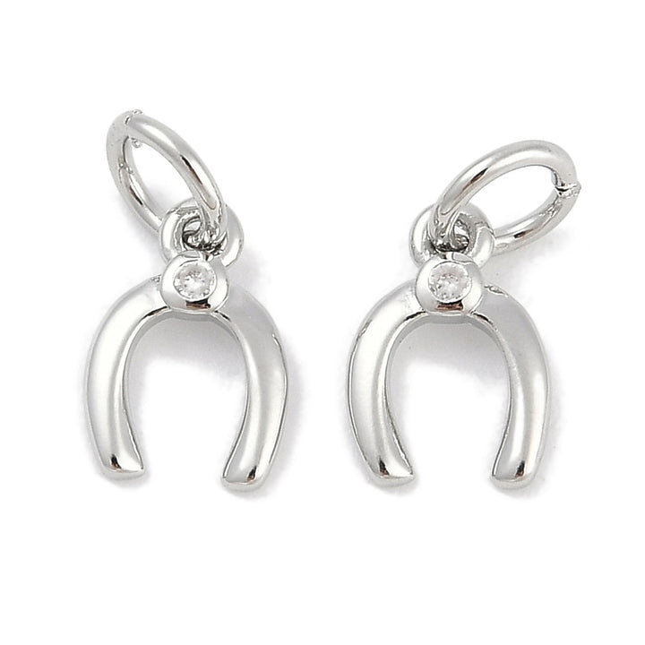 Silver Horseshoe Charm