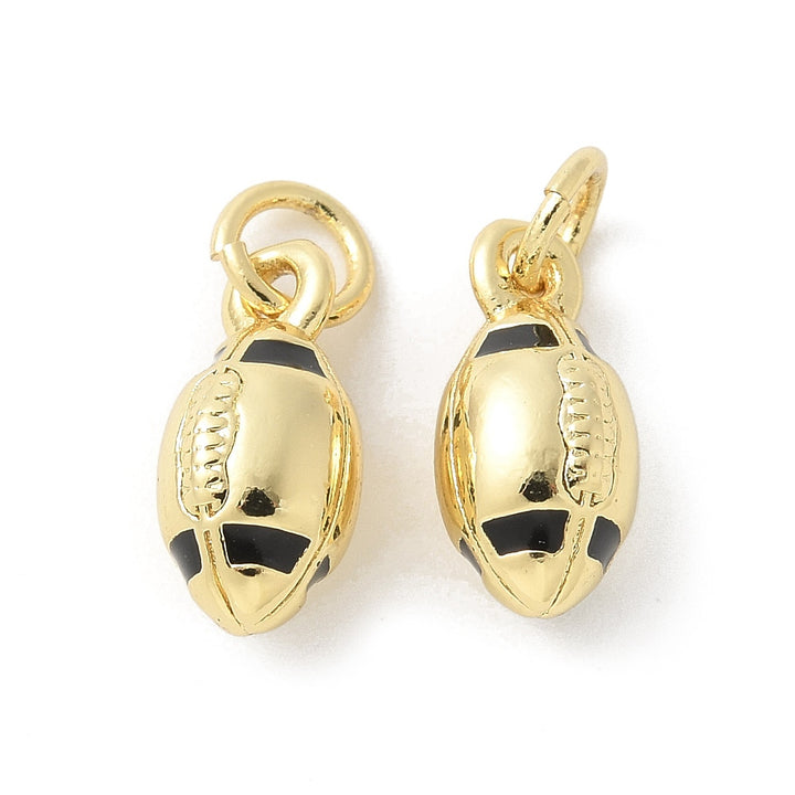 Mini Gold Football Charm