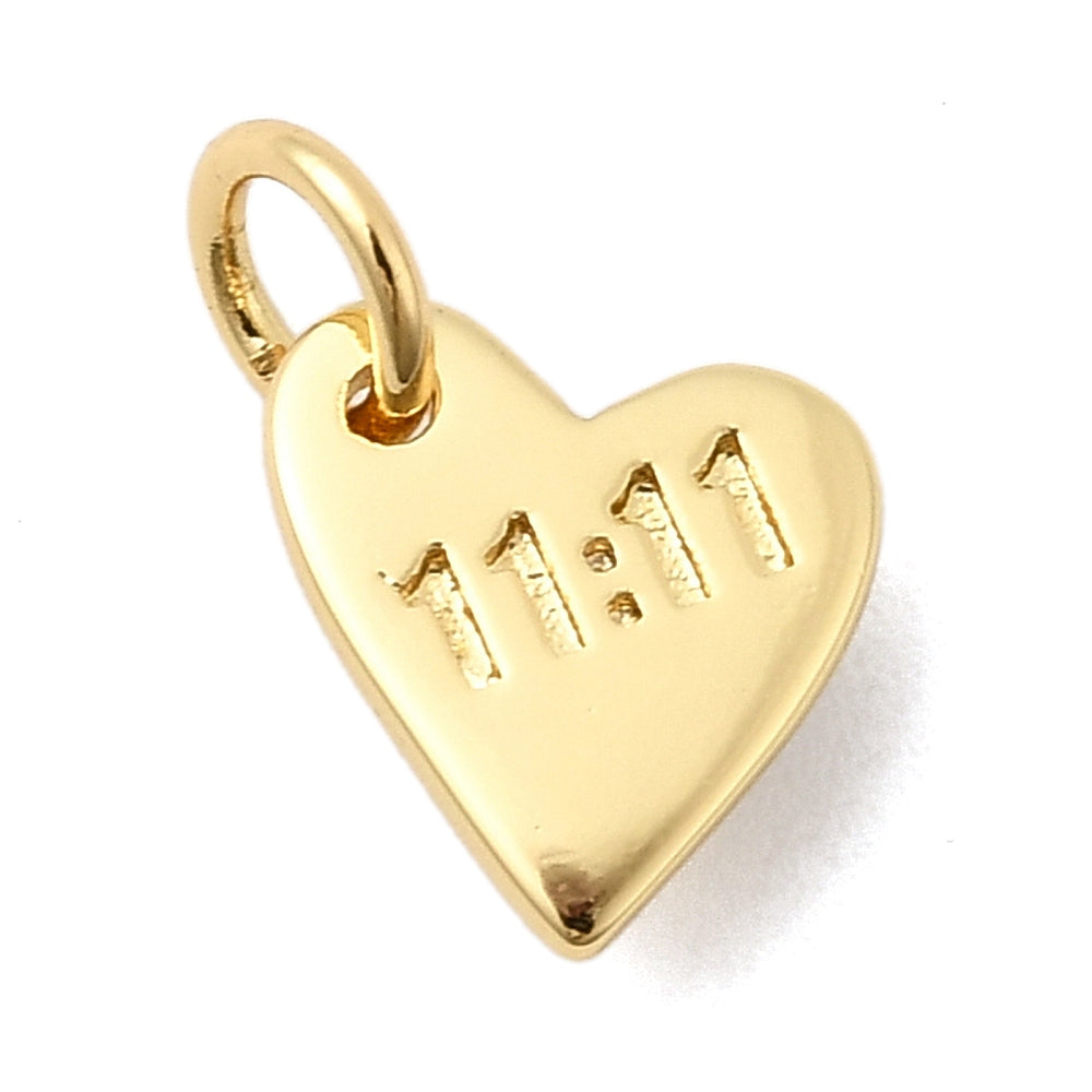 11:11 Heart Charm