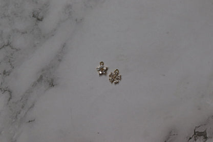 Cubic Zirconia Flower Charm
