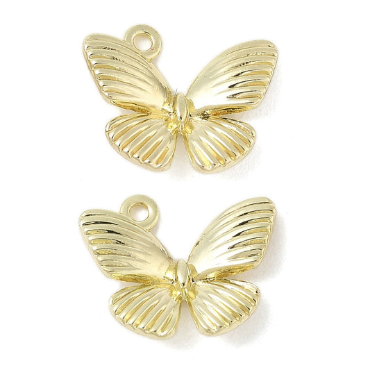 Gold Butterfly Charm