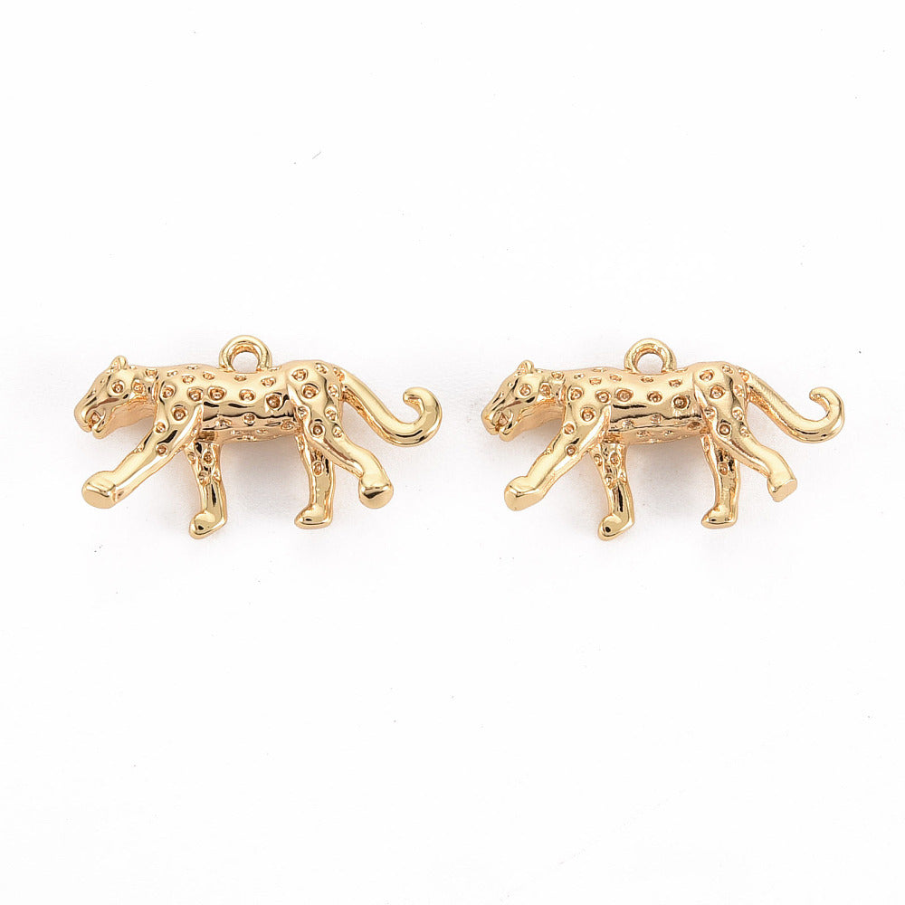 Dainty Gold Cheetah Charm