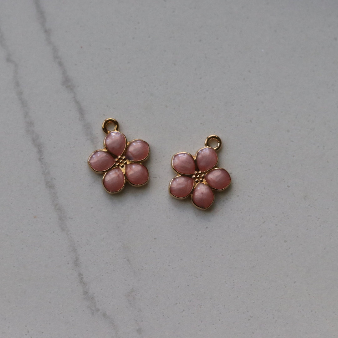 Pink Flower Charm