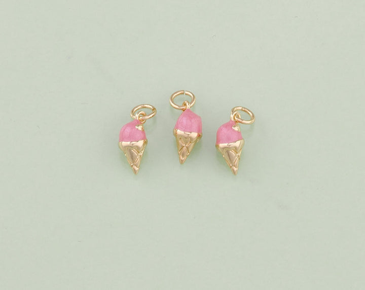 Pink Ice Cream Charm