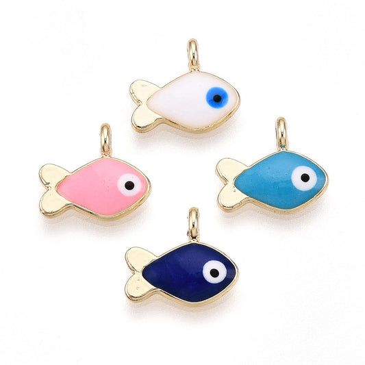 Evil Eye Fish Charm
