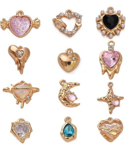 Y2K Heart Charm