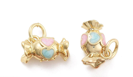 Gold Candy Charm