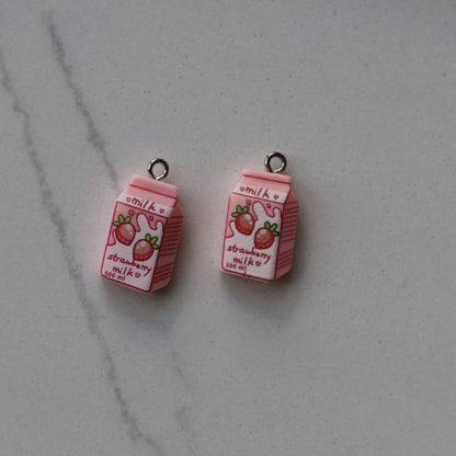 Strawberry Milk Charm