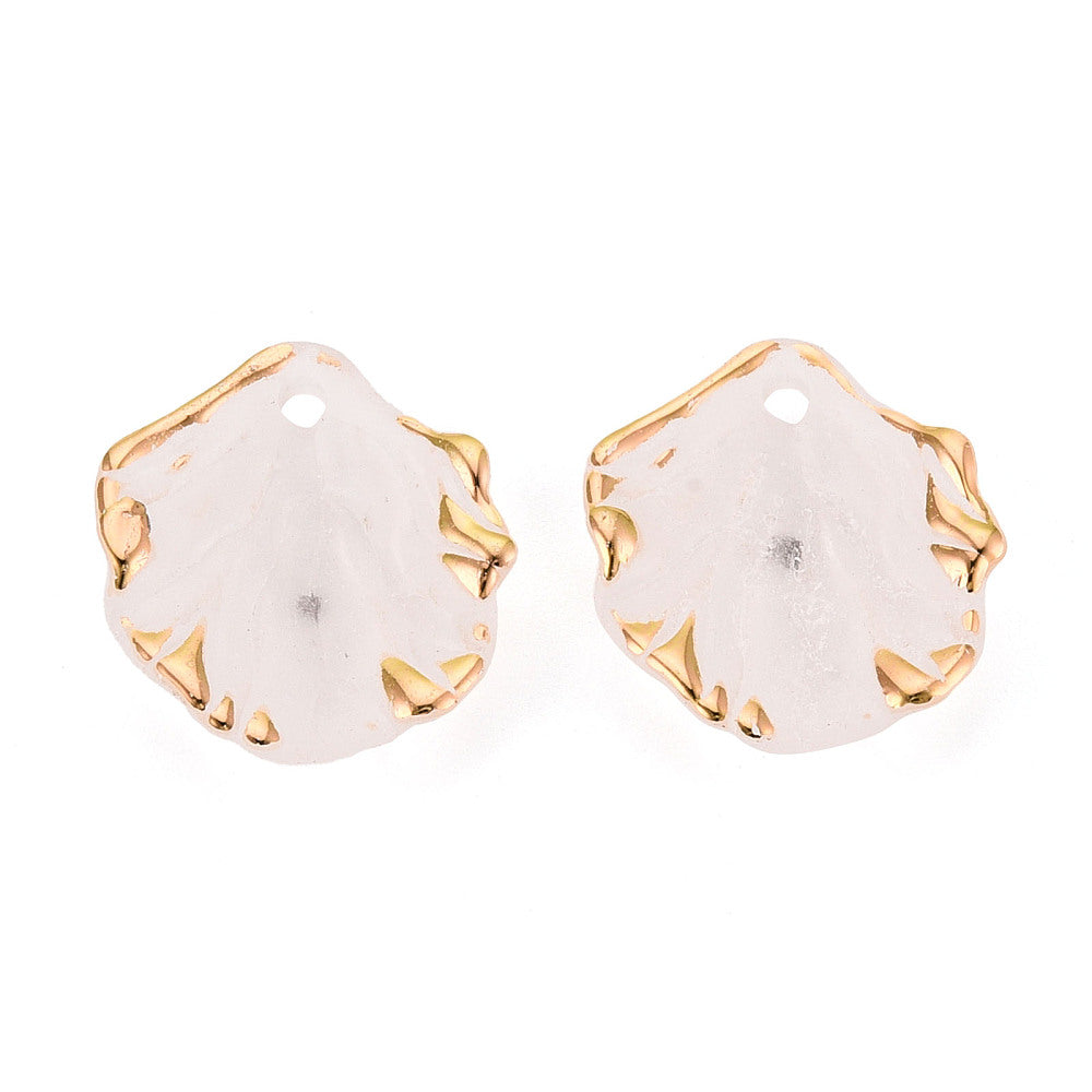 White Shell with Gold Detailing