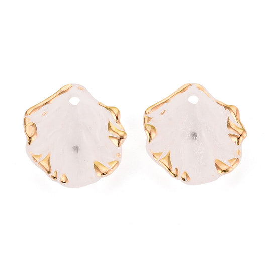 White Shell with Gold Detailing