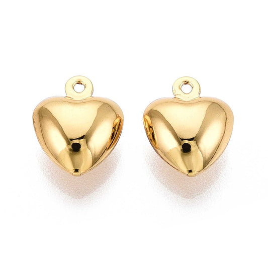 Small Gold Heart Charm