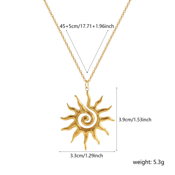 18K Gold-Plated Cable Chain Pendant Base