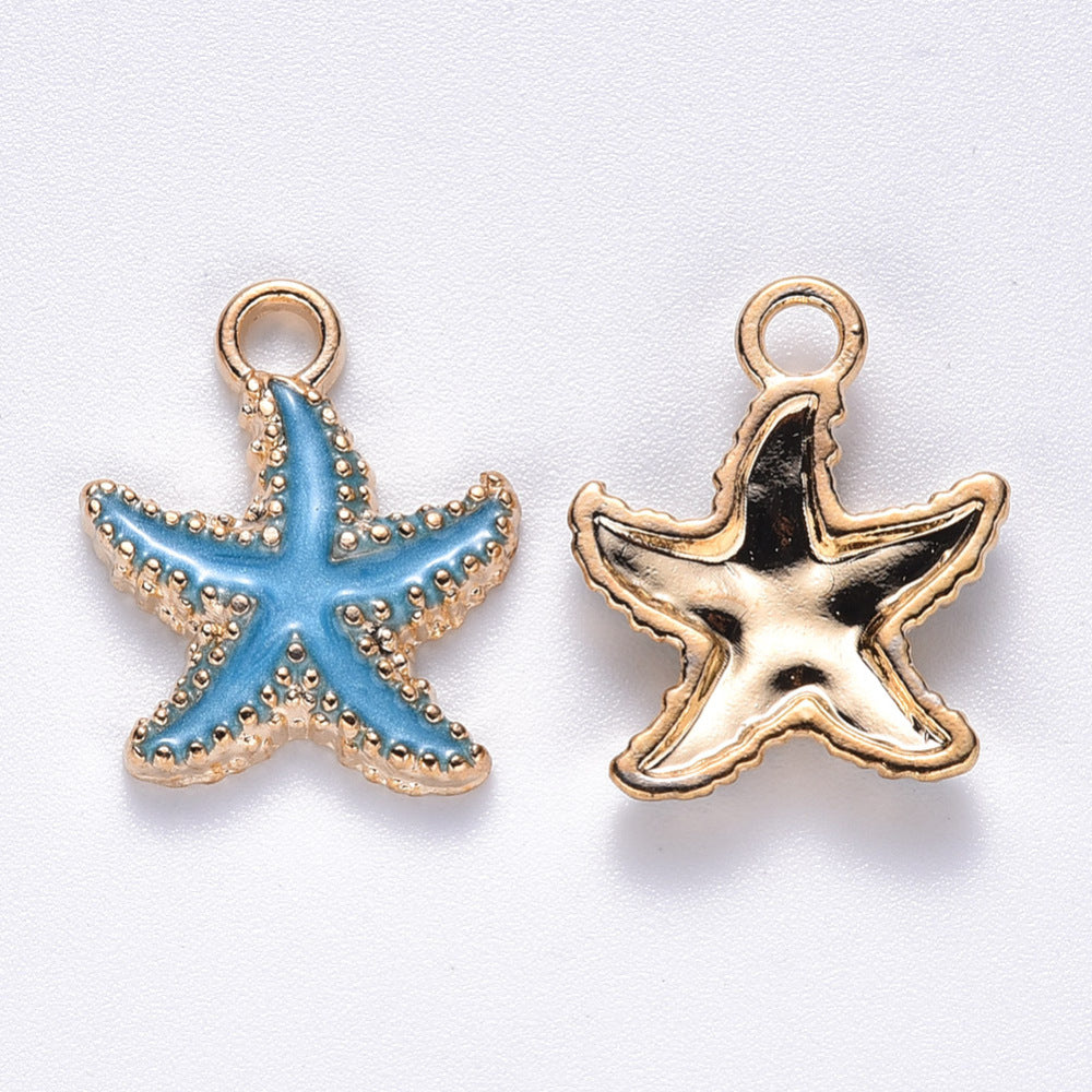 Sparkly Starfish Charm