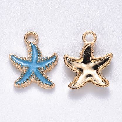 Sparkly Starfish Charm
