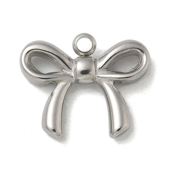 Gold/Silver Bow Charm