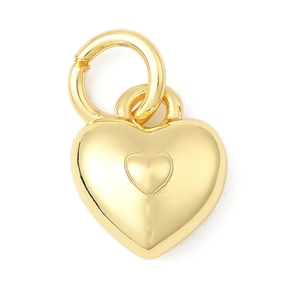 Mini Puffy Heart Charm