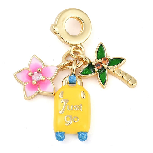Summer Vacation Dangle Charm