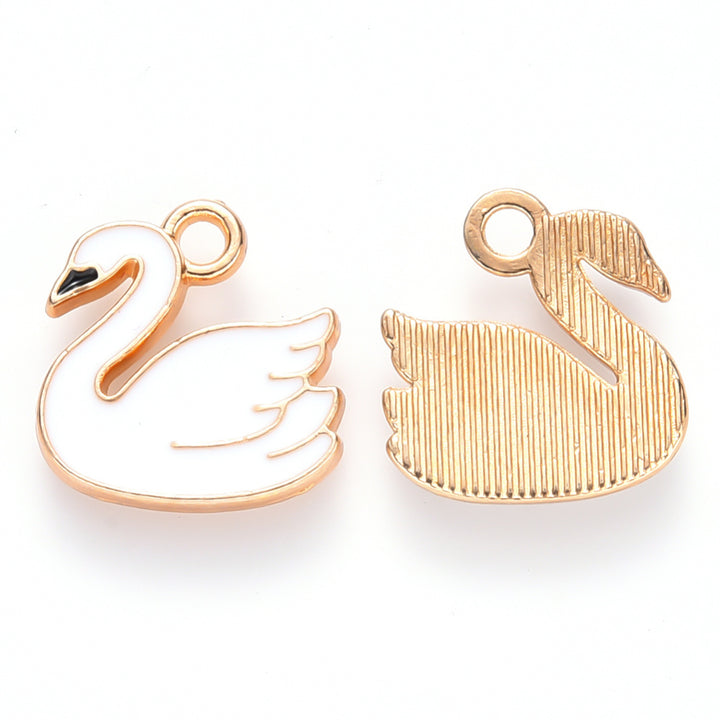 White Swan Charm