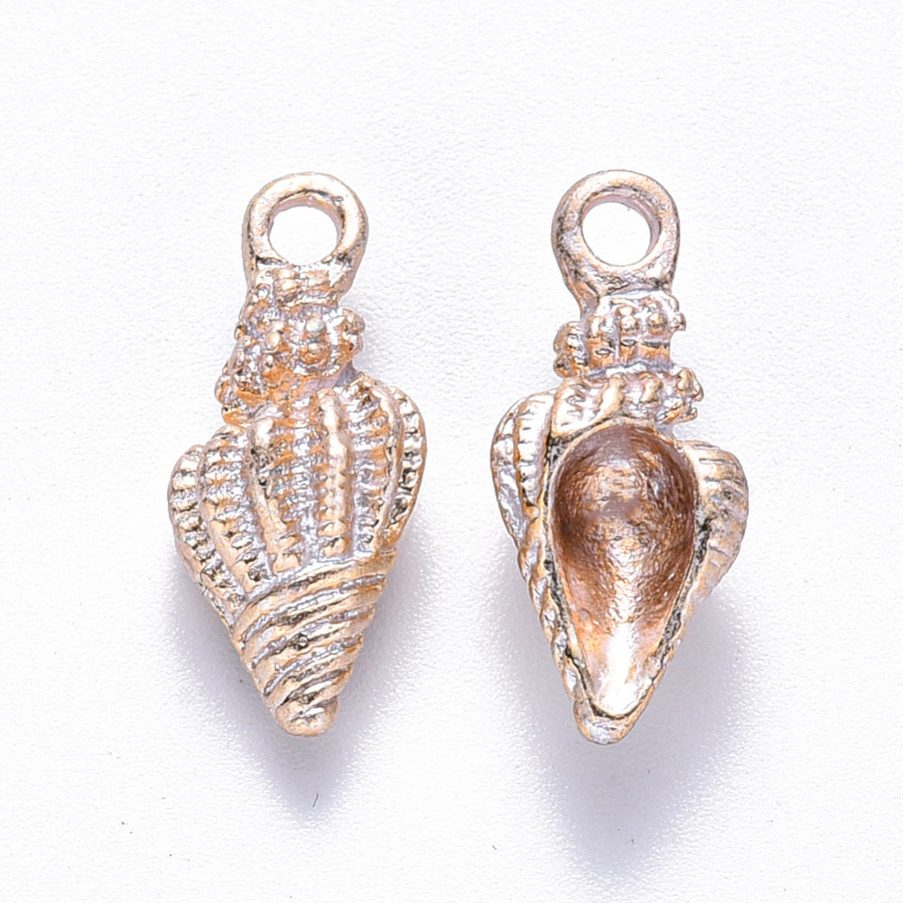 Shiny Spiral Shell Charm