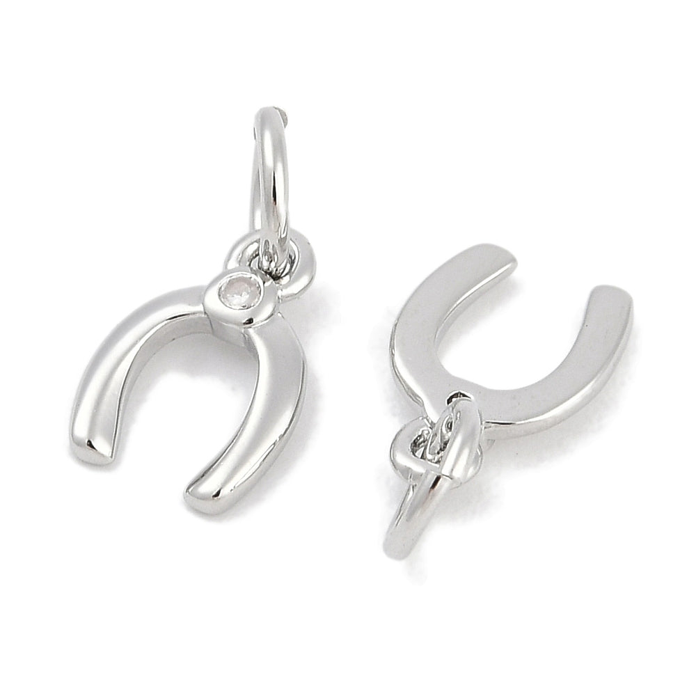 Silver Horseshoe Charm